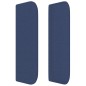 vidaXL Kopfteil mit Ohren Blau 93x16x78/88 cm Stoff vidaXL Kopfteil mit Ohren Blau 93x16x78/88 cm Stoff