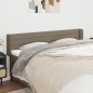 vidaXL Kopfteil mit Ohren Taupe 163x16x78/88 cm Stoff vidaXL Kopfteil mit Ohren Taupe 163x16x78/88 cm Stoff