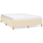 vidaXL Bettgestell Creme 140x200 cm Stoff vidaXL Bettgestell Creme 140x200 cm Stoff
