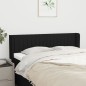 vidaXL Kopfteil mit Ohren Schwarz 147x16x78/88 cm Stoff vidaXL Kopfteil mit Ohren Schwarz 147x16x78/88 cm Stoff