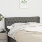 vidaXL Kopfteil mit Ohren Dunkelgrau 147x16x78/88 cm Stoff vidaXL Kopfteil mit Ohren Dunkelgrau 147x16x78/88 cm Stoff