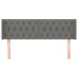 vidaXL Kopfteil mit Ohren Dunkelgrau 147x16x78/88 cm Stoff vidaXL Kopfteil mit Ohren Dunkelgrau 147x16x78/88 cm Stoff