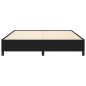 vidaXL Bettgestell Schwarz 160x200 cm Stoff vidaXL Bettgestell Schwarz 160x200 cm Stoff