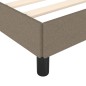 Bettgestell Taupe 140x200 cm Stoff Bettgestell Taupe 140x200 cm Stoff