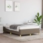 vidaXL Bettgestell Taupe 120x200 cm Stoff vidaXL Bettgestell Taupe 120x200 cm Stoff