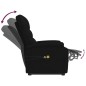 vidaXL Massagesessel mit Aufstehhilfe Schwarz Stoff vidaXL Massagesessel mit Aufstehhilfe Schwarz Stoff