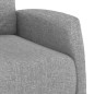 vidaXL Massagesessel mit Aufstehhilfe Hellgrau Stoff vidaXL Massagesessel mit Aufstehhilfe Hellgrau Stoff