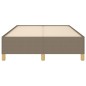 vidaXL Bettgestell Taupe 120x200 cm Stoff vidaXL Bettgestell Taupe 120x200 cm Stoff