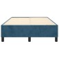 vidaXL Bettgestell ohne Matratze Dunkelblau 120x200 cm Samt vidaXL Bettgestell ohne Matratze Dunkelblau 120x200 cm Samt