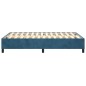 vidaXL Bettgestell ohne Matratze Dunkelblau 120x200 cm Samt vidaXL Bettgestell ohne Matratze Dunkelblau 120x200 cm Samt