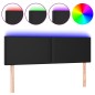vidaXL LED Kopfteil Schwarz 144x5x78/88 cm Kunstleder vidaXL LED Kopfteil Schwarz 144x5x78/88 cm Kunstleder