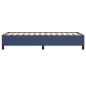 Bettgestell Blau 90x190 cm Stoff Bettgestell Blau 90x190 cm Stoff