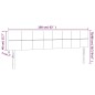 vidaXL LED Kopfteil Schwarz 160x5x78/88 cm Samt vidaXL LED Kopfteil Schwarz 160x5x78/88 cm Samt