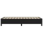 vidaXL Bettgestell Schwarz 80x200 cm Kunstleder vidaXL Bettgestell Schwarz 80x200 cm Kunstleder