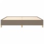 vidaXL Bettgestell Taupe 200x200 cm Stoff vidaXL Bettgestell Taupe 200x200 cm Stoff