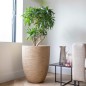 Capi Vase Waste Rib Elegant Niedrig 34x46 cm Terrazzo Beige Capi Vase Waste Rib Elegant Niedrig 34x46 cm Terrazzo Beige