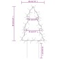 vidaXL Weihnachtsbäume mit Erdspießen 3 Stk. 50 LEDs 30 cm vidaXL Weihnachtsbäume mit Erdspießen 3 Stk. 50 LEDs 30 cm
