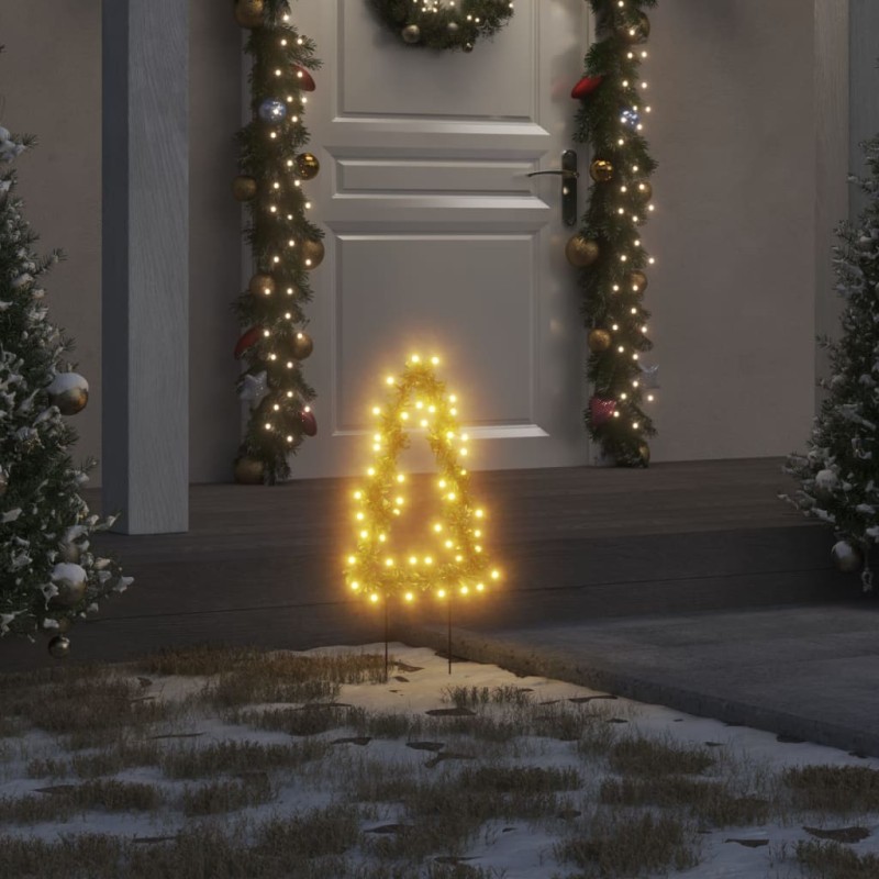 vidaXL Weihnachtsbäume mit Erdspießen 3 Stk. 50 LEDs 30 cm vidaXL Weihnachtsbäume mit Erdspießen 3 Stk. 50 LEDs 30 cm