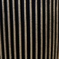 Capi Vase Groove Elegant 34x46 cm Schwarz und Golden Capi Vase Groove Elegant 34x46 cm Schwarz und Golden