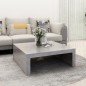 vidaXL Couchtisch Betongrau 100x100x35 cm Holzwerkstoff vidaXL Couchtisch Betongrau 100x100x35 cm Holzwerkstoff