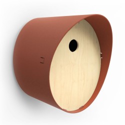 Capi Vogelhäuschen Oval 1 24x19x23 cm Braun