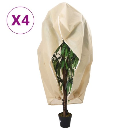 vidaXL Wintervlies mit Reißverschluss 4 Stk. 70 g/m² 2,36x2 m