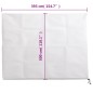 vidaXL Wintervlies mit Reißverschluss 2 Stk. 70 g/m² 3,93x3 m vidaXL Wintervlies mit Reißverschluss 2 Stk. 70 g/m² 3,93x3 m