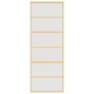 vidaXL Schiebetür Golden 76x205 cm Matt ESG-Glas und Aluminium vidaXL Schiebetür Golden 76x205 cm Matt ESG-Glas und Aluminium