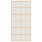 vidaXL Schiebetür Golden 102,5x205 cm Matt ESG-Glas und Aluminium vidaXL Schiebetür Golden 102,5x205 cm Matt ESG-Glas und Aluminium