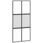 vidaXL Schiebetür Schwarz 102,5x205 cm Hartglas und Aluminium vidaXL Schiebetür Schwarz 102,5x205 cm Hartglas und Aluminium