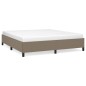 Bettgestell Taupe 180x200 cm Stoff Bettgestell Taupe 180x200 cm Stoff