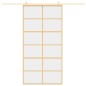 vidaXL Schiebetür Golden 102,5x205 cm ESG-Klarglas und Aluminium vidaXL Schiebetür Golden 102,5x205 cm ESG-Klarglas und Aluminium