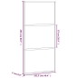 vidaXL Schiebetür Weiß 102,5x205 cm Hartglas und Aluminium vidaXL Schiebetür Weiß 102,5x205 cm Hartglas und Aluminium