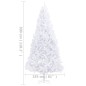 vidaXL Künstlicher Weihnachtsbaum mit Beleuchtung 300 cm Weiß vidaXL Künstlicher Weihnachtsbaum mit Beleuchtung 300 cm Weiß
