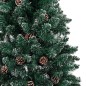 vidaXL Weihnachtsbaum Schlank mit Beleuchtung & Schnee Echtholz 150 cm vidaXL Weihnachtsbaum Schlank mit Beleuchtung & Schnee Echtholz 150 cm