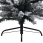 vidaXL Weihnachtsbaum Schlank mit Beleuchtung & Schnee Grün 210 cm PVC vidaXL Weihnachtsbaum Schlank mit Beleuchtung & Schnee Grün 210 cm PVC