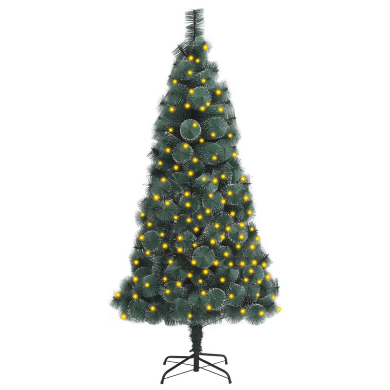 vidaXL Künstlicher Weihnachtsbaum mit Beleuchtung & Ständer Grün 150cm vidaXL Künstlicher Weihnachtsbaum mit Beleuchtung & Ständer Grün 150cm