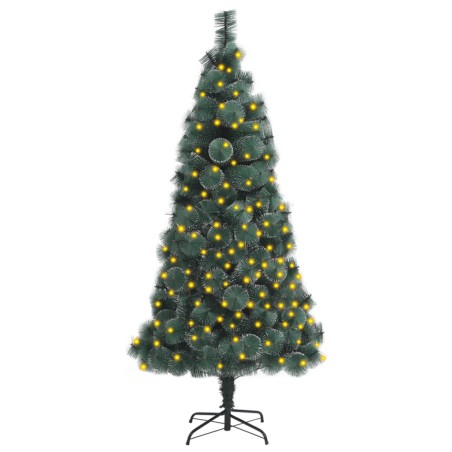vidaXL Künstlicher Weihnachtsbaum mit Beleuchtung & Ständer Grün 150cm