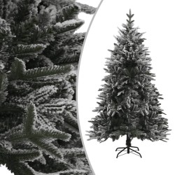 vidaXL Künstlicher Weihnachtsbaum mit Beleuchtung & Schnee 120 cm