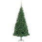 vidaXL Künstlicher Weihnachtsbaum Beleuchtung & Kugeln LEDs 300cm Grün vidaXL Künstlicher Weihnachtsbaum Beleuchtung & Kugeln LEDs 300cm Grün