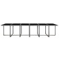 vidaXL 17-tlg. Garten-Essgruppe mit Auflagen Poly Rattan Grau vidaXL 17-tlg. Garten-Essgruppe mit Auflagen Poly Rattan Grau