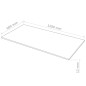 vidaXL MDF-Platten 4 Stk. Rechteckig 120x60 cm 12 mm vidaXL MDF-Platten 4 Stk. Rechteckig 120x60 cm 12 mm