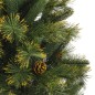 vidaXL Künstlicher Weihnachtsbaum Klappbar mit Zapfen 150 cm vidaXL Künstlicher Weihnachtsbaum Klappbar mit Zapfen 150 cm
