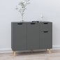 vidaXL Sideboard Grau 90x30x72 cm Holzwerkstoff vidaXL Sideboard Grau 90x30x72 cm Holzwerkstoff