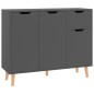 vidaXL Sideboard Grau 90x30x72 cm Holzwerkstoff vidaXL Sideboard Grau 90x30x72 cm Holzwerkstoff