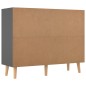 vidaXL Sideboard Grau 90x30x72 cm Holzwerkstoff vidaXL Sideboard Grau 90x30x72 cm Holzwerkstoff