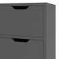 vidaXL Sideboard Grau 90x30x72 cm Holzwerkstoff vidaXL Sideboard Grau 90x30x72 cm Holzwerkstoff