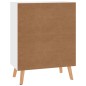 vidaXL Sideboard Weiß 60x30x72 cm Holzwerkstoff vidaXL Sideboard Weiß 60x30x72 cm Holzwerkstoff