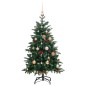 vidaXL Künstlicher Weihnachtsbaum Klappbar 150 LEDs & Kugeln 120 cm vidaXL Künstlicher Weihnachtsbaum Klappbar 150 LEDs & Kugeln 120 cm