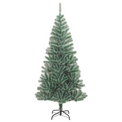 vidaXL Künstlicher Weihnachtsbaum Beschneit Grün 240 cm